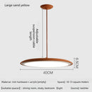 Axyaa Nordic LED Saucer Pendant Light for Dining Room