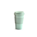 Axyaa Wheat Straw Fiber Silicone Coffee Cup with Lid