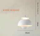 Axyaa Nordic Modern Semicircle Pendant Light for Home Decor