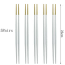 Axyaa Stainless Steel Chopsticks Set for Sushi, Cooking, and Korean Cuisine