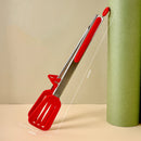 Axyaa Silicone Grilling Tong Stainless Steel BBQ Clip Kitchen Tool