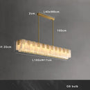 Axyaa Marble Crystal Pendant Lights for Elegant Dining Room Decor