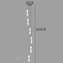 Axyaa Nordic Stair Chandelier Living Room Dining Pendant Ceiling Light