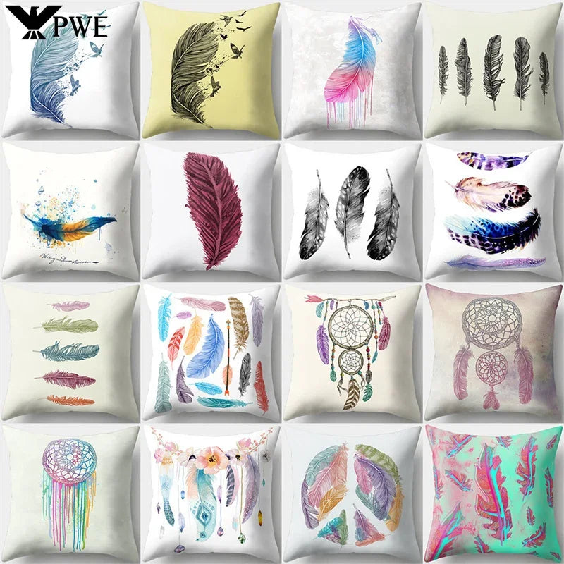 Bohemia Dreamcatcher Cushion Cover for Home Decor by Axyaa