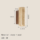 Axyaa Stone Wall Lamp Sconce - Foyer, Dining Room, Bedroom Lighting Fixtures