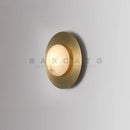 Axyaa Copper Stone Wall Sconce LED Lamp - Luxury Marble, Spanish Design