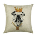 Axyaa Cartoon Design Linen Pillowcase for Home Décor