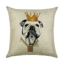 Axyaa Cartoon Design Linen Pillowcase for Home Décor