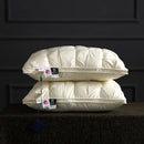 Luxury Axyaa Down-Like Fiber Pillow with 100% Cotton Case, 5-Star Quality