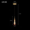 Axyaa Bubble Crystal Pendant Lights: Elegant Indoor Hanging Lamp for Home Decor