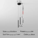 Axyaa Modern LED Indoor Pendant Lighting for Living, Dining, Bedroom, and Bar