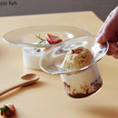 Axya Glass Dessert Soup Bowl Set for Molecular Cuisine and Specialty Tableware