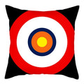 Sword Target Pattern Cushion Cover 45X45cm by Axyaa - Realistic Art Print Home Decor Pillowcase