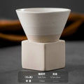 Axyaa Hand-Painted Ceramic Espresso Coffee Cup Set with Base.