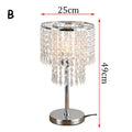 Axyaa Crystal Table Lamp: Modern Luxury LED Lighting Fixture