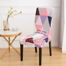 Axyaa Elastic Printed Chair Cover - Four Season Slipcover for Home, Restaurant, Kitchen