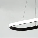 Axyaa Elliptical Pendant Lights: Modern Minimalist Lighting Fixtures for Home and Office