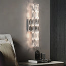 Axya Crystal Wall Light: Luxurious Long Wall Lamp for Living Room, Bedroom, and Bedside