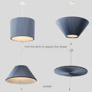 Axyaa Pleated Fabric Umbrella Chandelier LED - Modern Living Room Pendant Lights