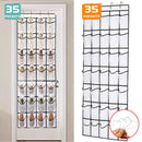 Axyaa Mesh Wall Hanging Shoe Organizer Closet Storage Rack Bedroom Organizers