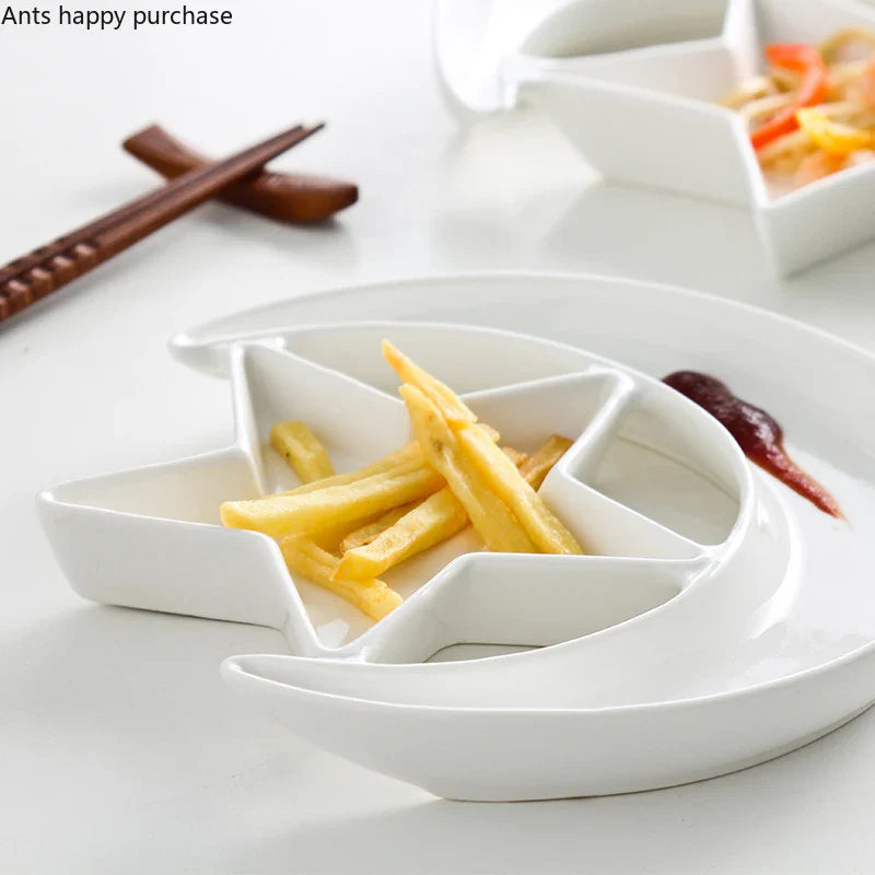 Axya Star Month Dinner Plate for Home Use and Decoration