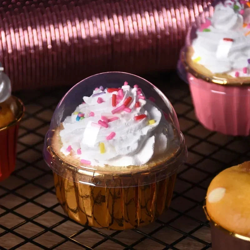 Axya Golden Cupcake Liners - 50 Pack