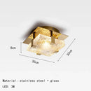 Axyaa Nordic Gold Crystal Ceiling Chandelier for Luxury Living Room Bedroom