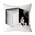 Axyaa Art Pattern Throw Pillow Case for Home Sofa Seat Room Decor