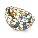 Axyaa 10 Inch Handmade Stained Glass Lampshade Replace for Table Pendant lamp
