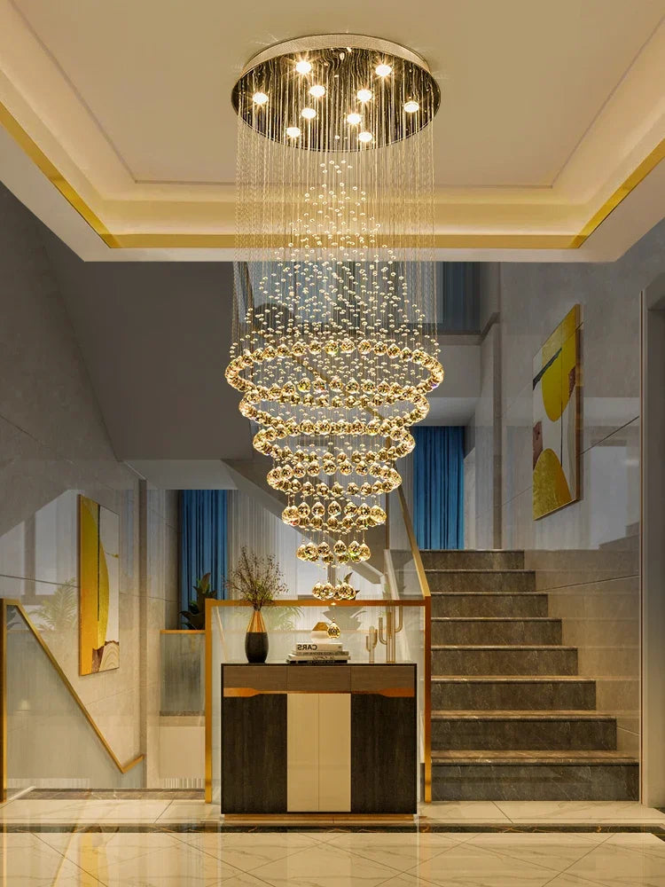 Axyaa Starry Crystal Chandelier - Artistic Wedding Decor