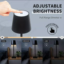 Axyaa Cordless Rechargeable Table Lamp - Poldina Waterproof Touch Switch