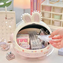 Axyaa Desktop Rabbit Storage Box Organizer for Girls' Accessories & Stationery