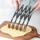 Axyaa Stainless Steel Dough Divider & Cutter Set for Baking Pan Tool