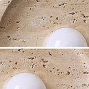 Axyaa LED Wall Lamp - Nordic Modern Design - Yellow Stone - Pull Chain - Home Decor