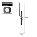 Axyaa Black Gold LED Wall Lamp Up&Down Sconce Lighting