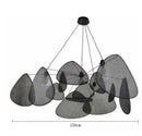 Axyaa Bamboo Weaving Rattan Chandelier for Zen Living Room Decor
