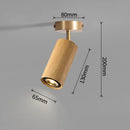 Axyaa Walnut Tube Ceiling Spotlight for Living Room, Restaurant, and Corridor