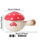 Axyaa Cartoon Girl Red Mushroom Ceramic Tableware Set