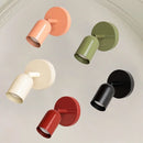 Axyaa Macaron Iron Wall Lamp: Modern Nordic Rotatable LED Light for Home Decor