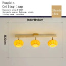 Axyaa Nordic Pumpkin Chandelier & Table Lamps Set for Modern Living Room Décor