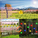 Axyaa Cherry Blossom Solar Fairy Lights for Outdoor Garden Decor