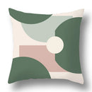 Axyaa Bohemian Style Green Texture Cushion Cover for Home and Car Decor