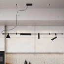 Axyaa Minimalist Bar Counter Pendant Light for Modern Dining Room Chandelier