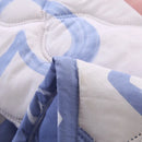 Axyaa Quilted Summer Quilt Set: Soft, Breathable, Washable Double Blanket with Pillowcase