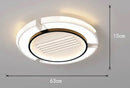 Axyaa LED Bladeless Ceiling Fan Light for Home Decor