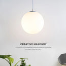 Axya Modern 3-Head 5-Head Glass Ball Pendant Light for Industrial Home Lighting