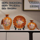 Axyaa Ceramic Vase Set - Retro European American Style Home Decor Craft Ornament