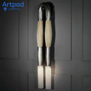 Nordic Vintage Copper Designer Wall Lamp for Bedroom Hotel Living Room by Axyaa