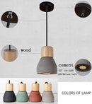 Axyaa Nordic Wood Pendant Lights for Modern Decor in Living Room, Cafe, Bedroom