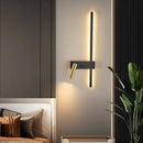 Axyaa Minimalist LED Wall Lamp Modern Living Room Decor Adjustable Spot Light